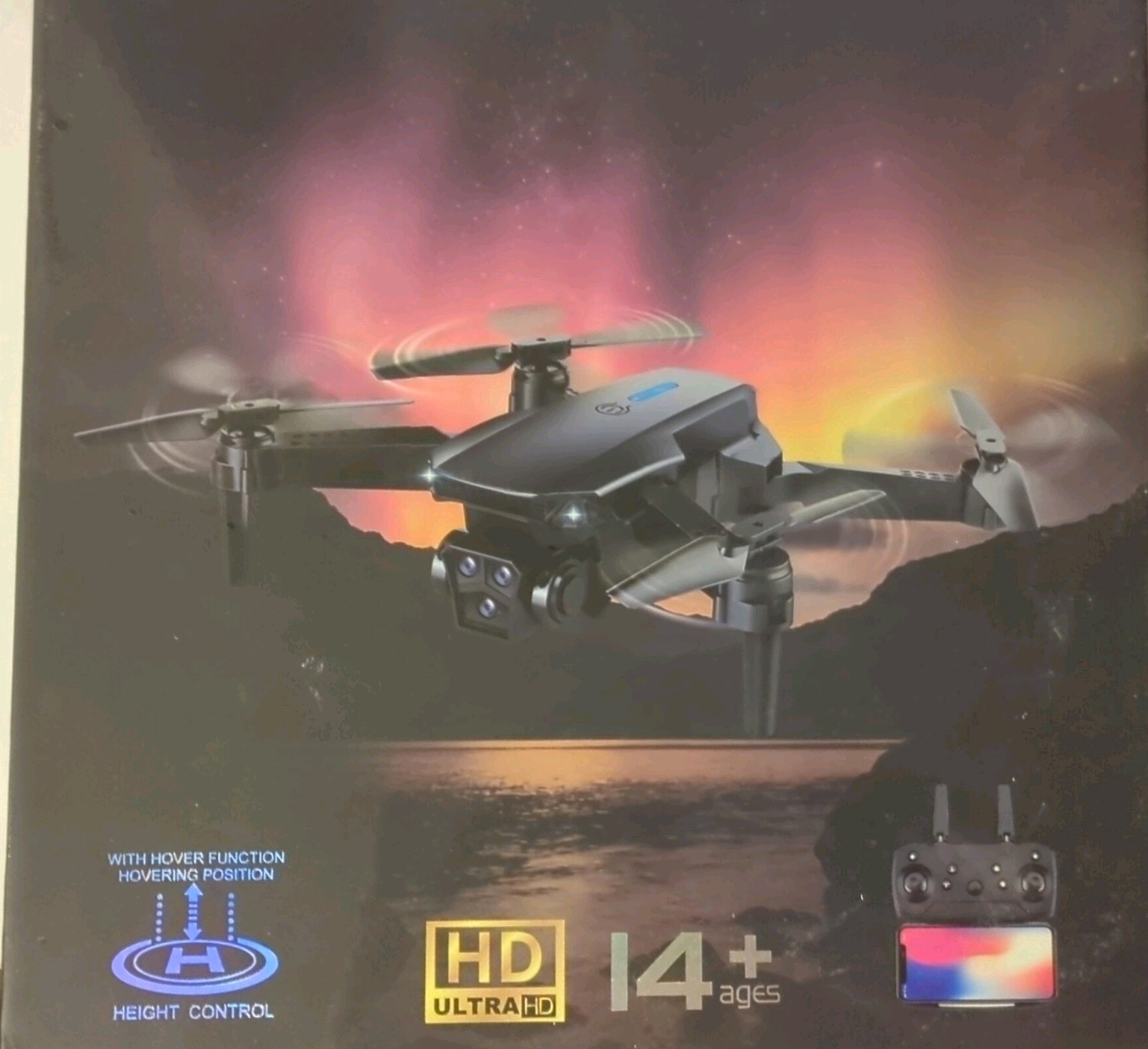 DMES S70 Foldable Remote-Controlled Quadcopter with Camera & Hover Function