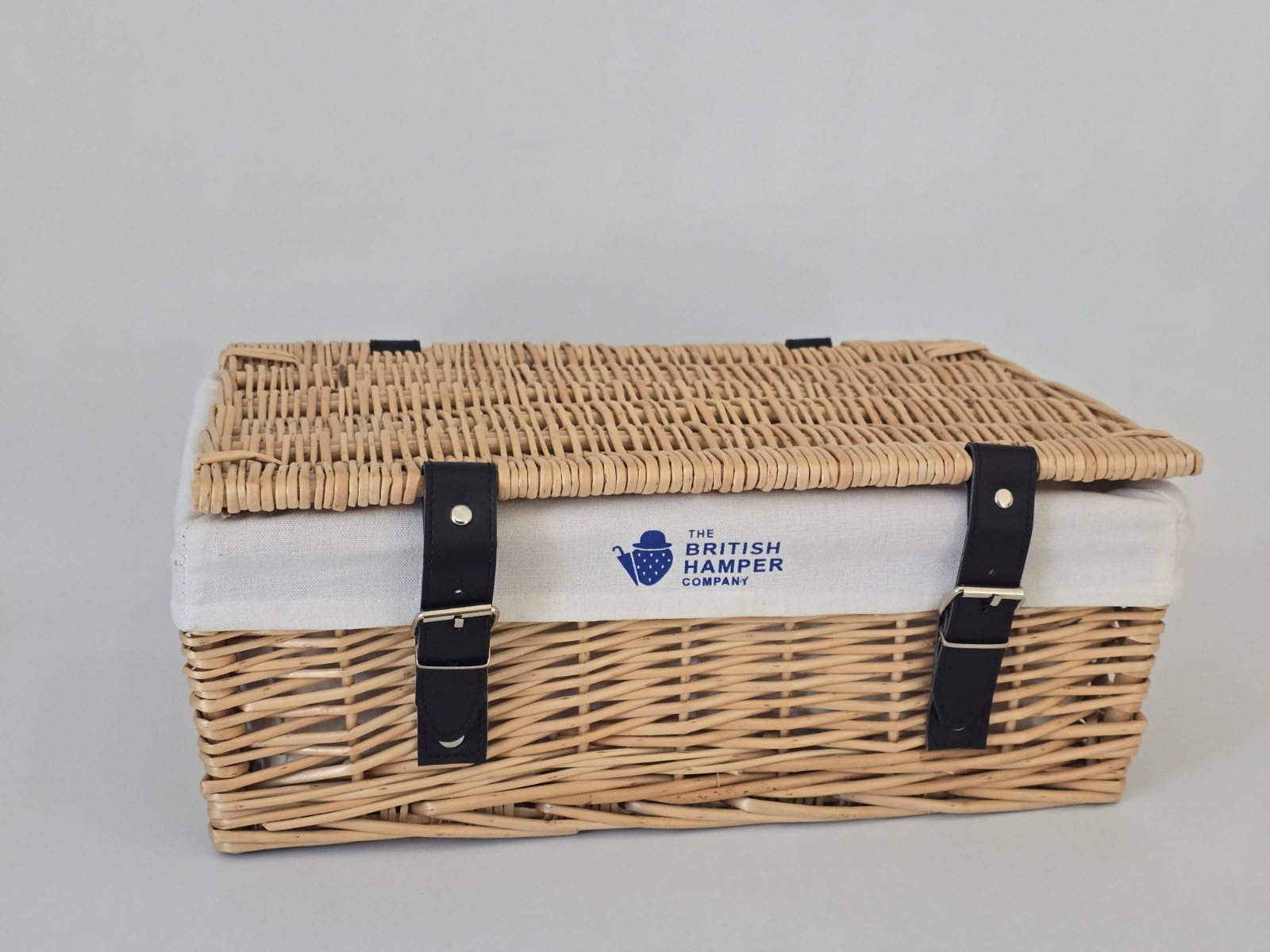 Large The British hamper company empty Wicker basket