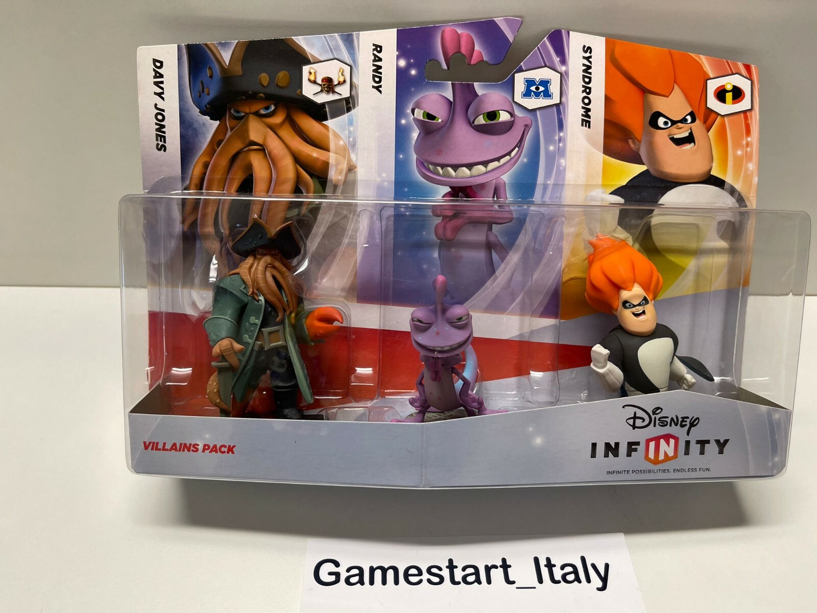 VILLAINS PACK DAVY JONES RANDY SYNDROME - DISNEY INFINITY - NEW
