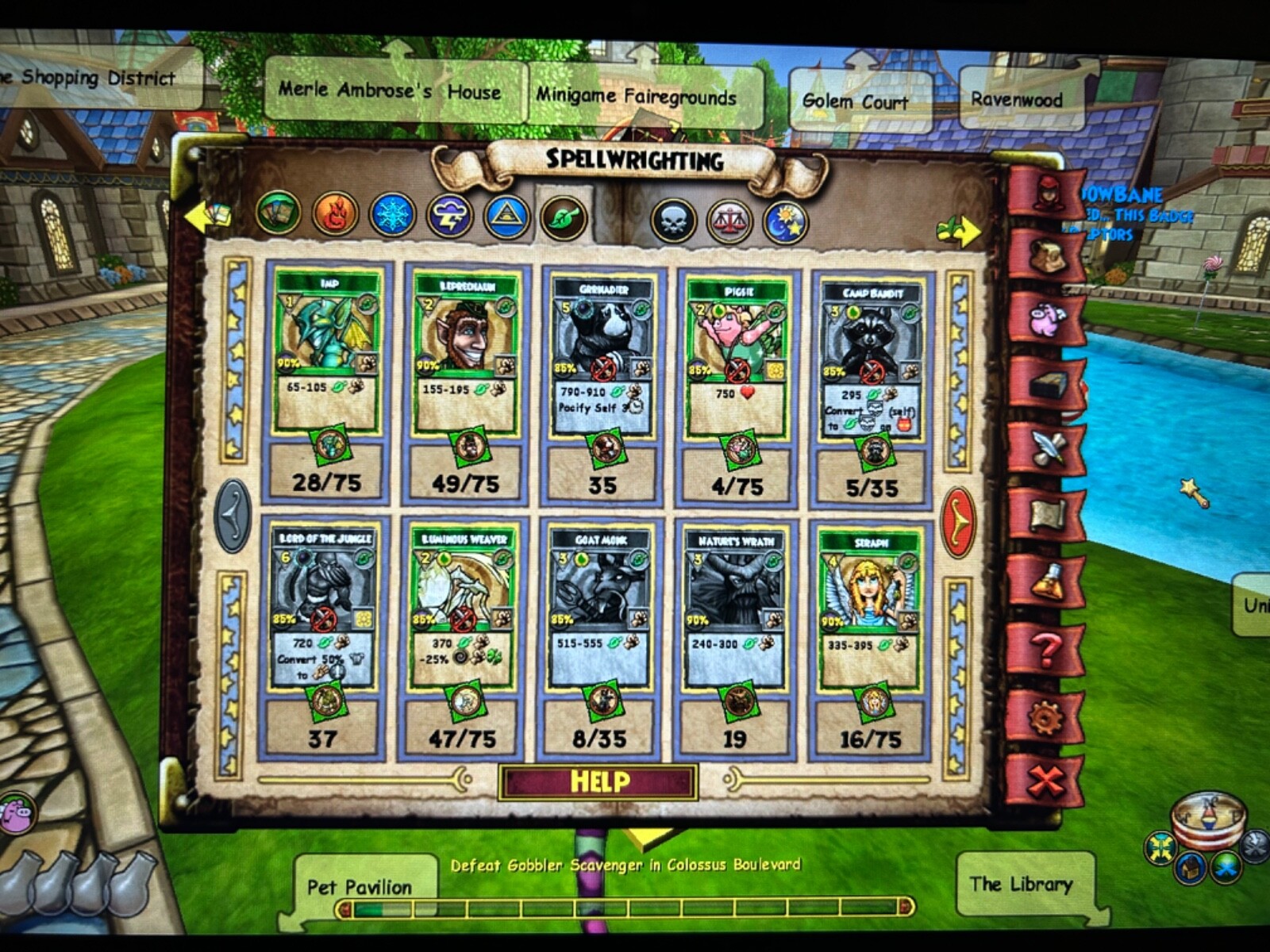 wizard101 account