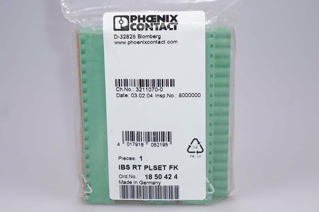 PHOENIX CONTACT connector set for bus modules IBS RT PLSET FK 1850424 NEW