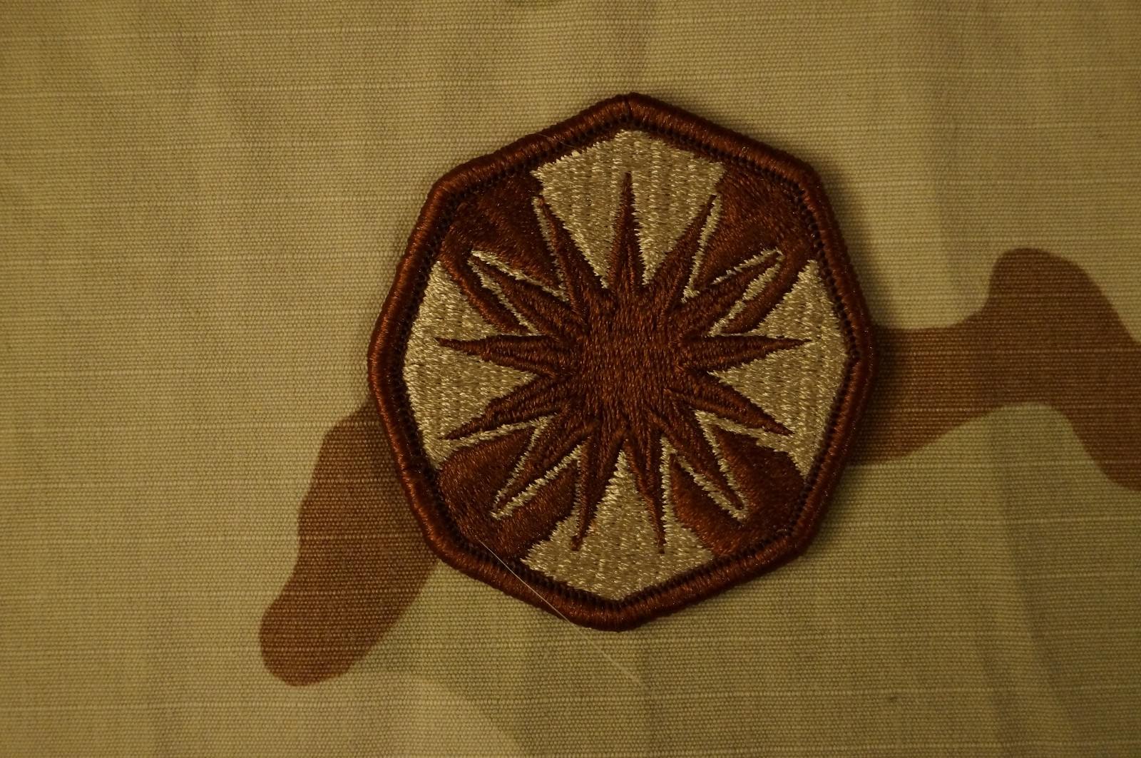 Military Patch US Army 13th Corps Support Command COSCOM DCU Desert Authentic