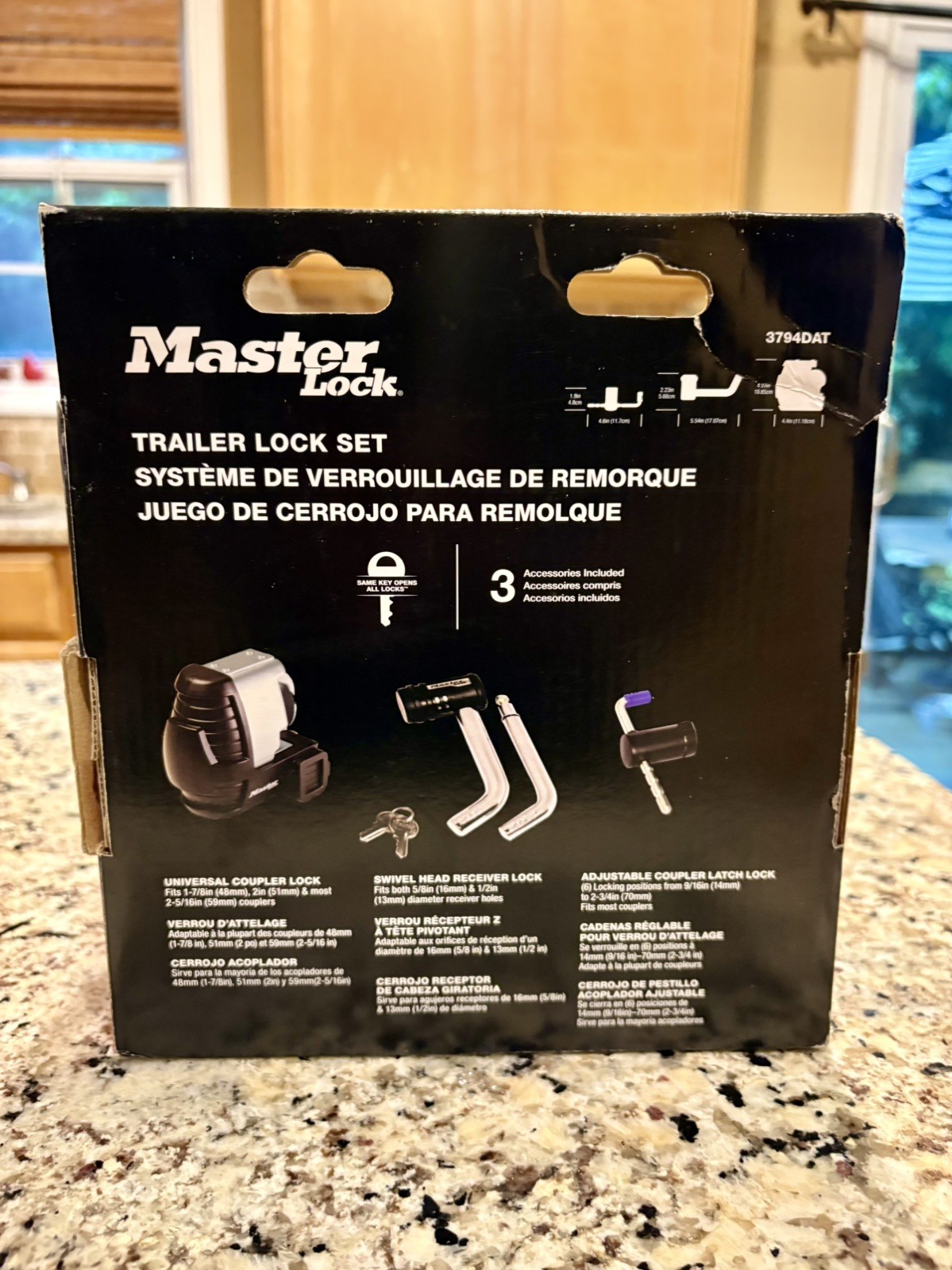 Master Lock Starter Sentry 3794DAT ANTI THEFT DEVICE