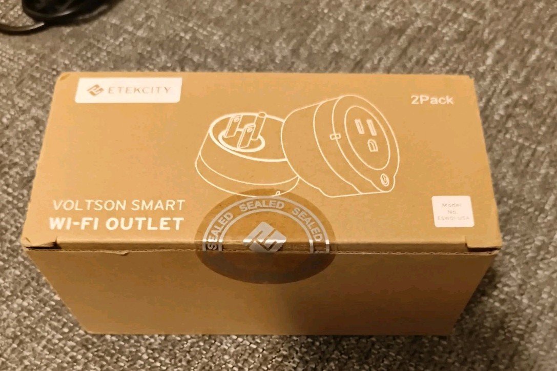 Voltson Smart WiFi Outlets 2 In Box ,White In Color New Sealed
