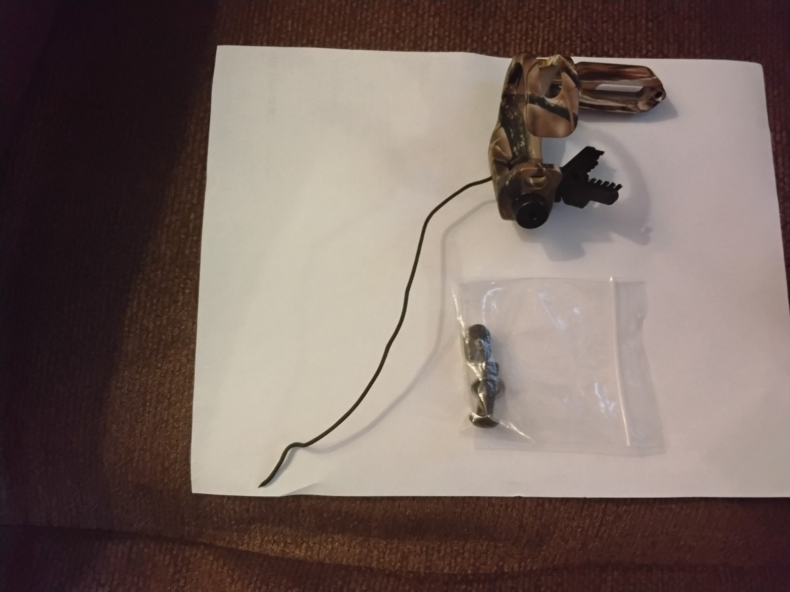 axion Zone Drop Away Rest,  LEFT H / Real Tree adjustable tension
