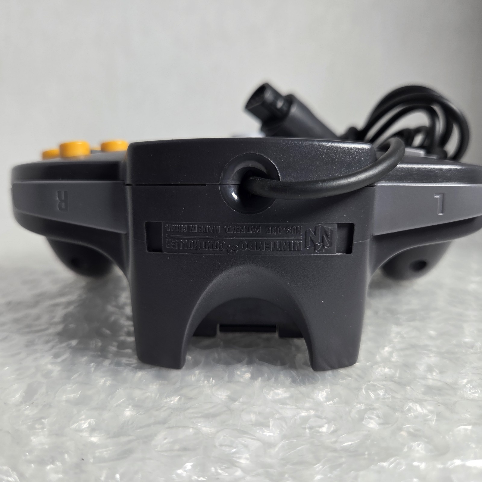 Nintendo 64 N64 Black Controller Wired New Stick Tested Cleaned Authentic OEM