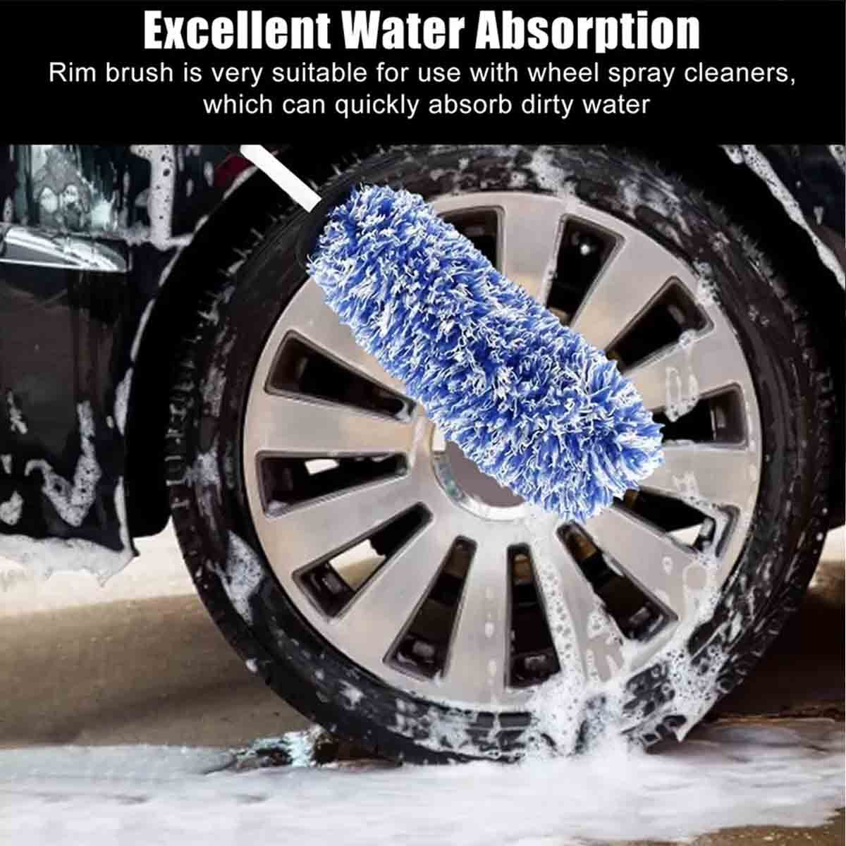 Car Detailing Brush Set, Cleaning Kit, Windshield Tool, Interior/Exterior Wheels