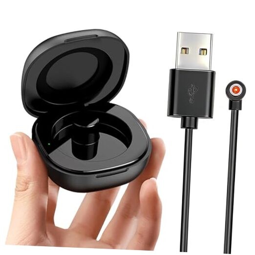 [1+1Pack] Smart Ring Charging Case & Charger Cable for Fitness Ring Magnetic