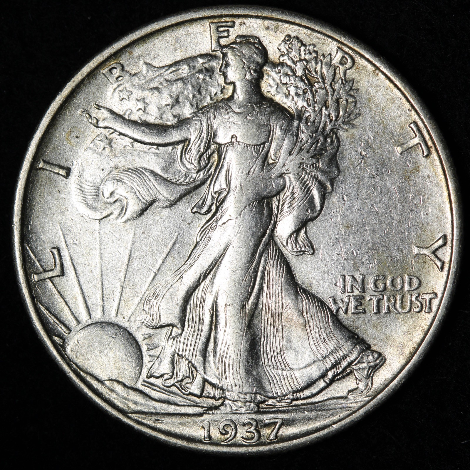 1937-S Walking Liberty Silver Half Dollar UNC *UNCIRCULATED* MS E362 KVUBS