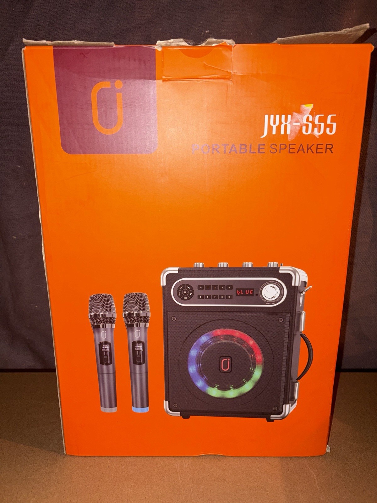 JYX Karaoke Machine JYX-S55-T With Mics & Remote Black In Color