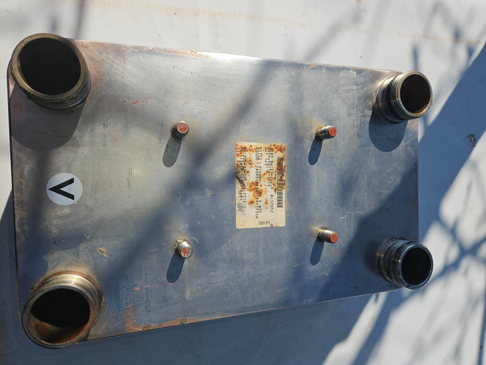 Brazed plate heat exchanger SWEP B35Hx50/1P-SC-S