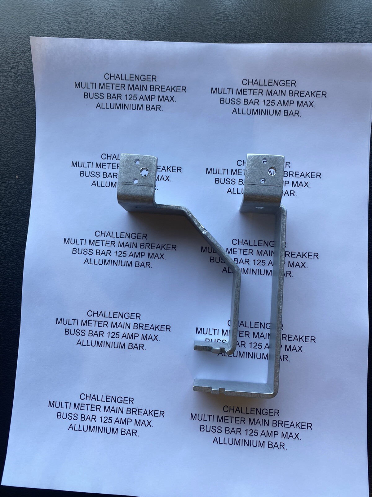 Challenger Buss Bars for Multi-meter Panel Aluminum New