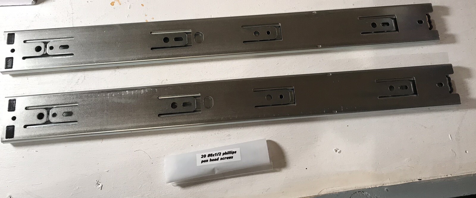 KV 8400 Full Extension Box/File Drawer Slides 18" PAIR