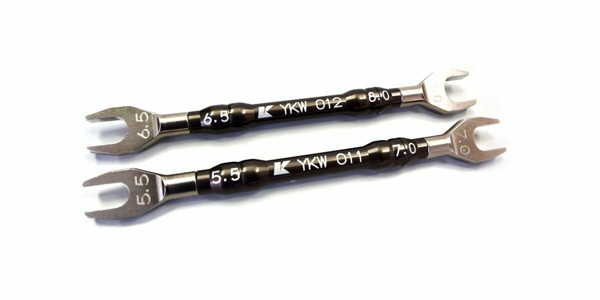 Kyosho Kanai Series Open End Wrench Set - (5.5x7.0mm and 6.5x8.0mm)