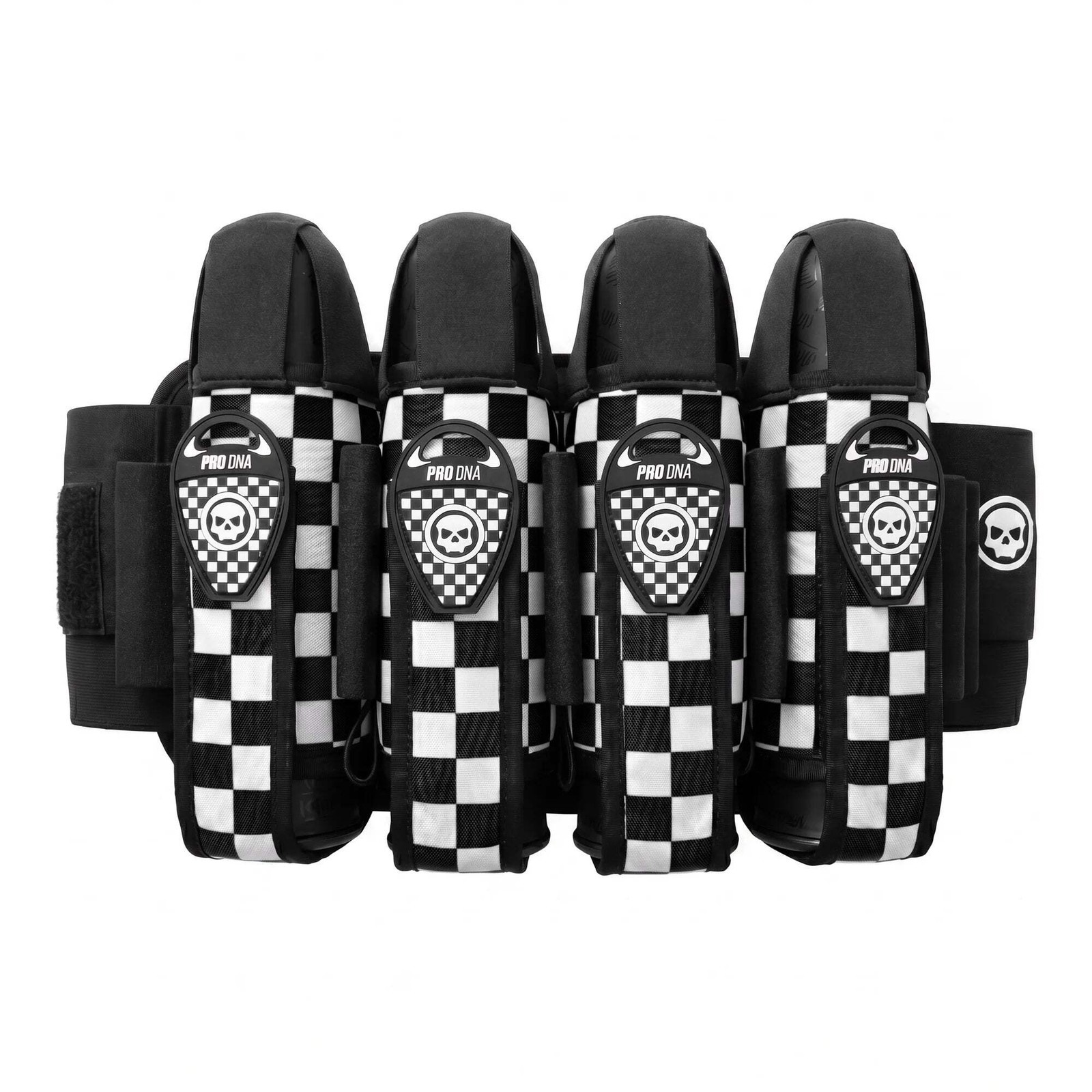 Infamous Pro DNA Lockdown Harness - 4+7 - Checkered White