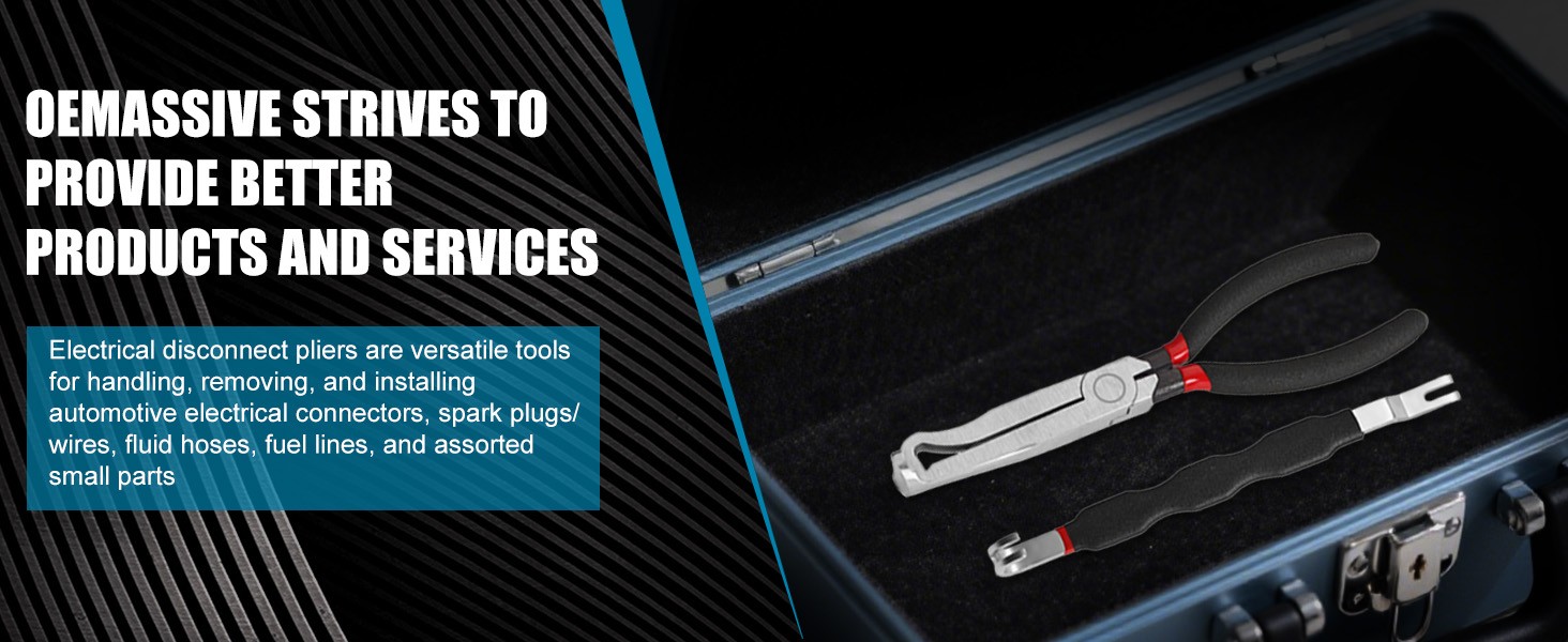 Electrical Disconnect Pliers Connector Separator Set Terminal Removal Tool