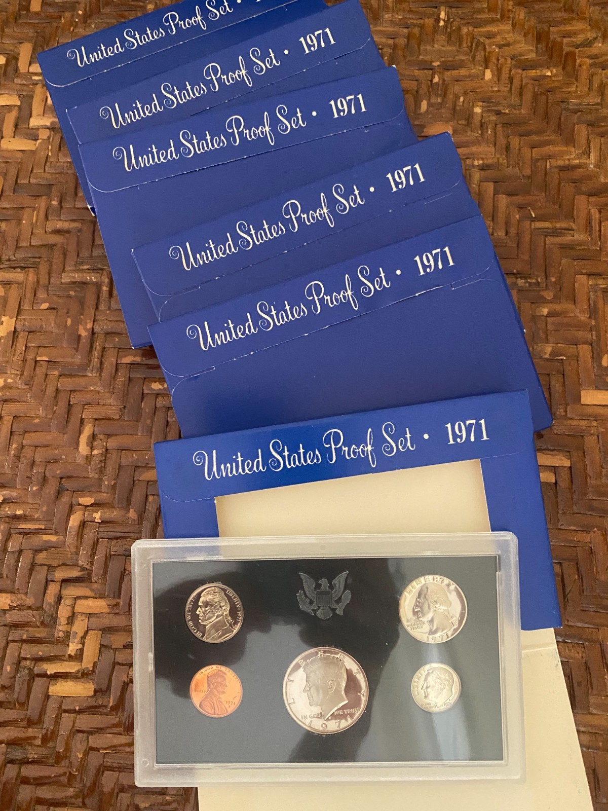 1971-S US Mint Proof Set, SIX SETS