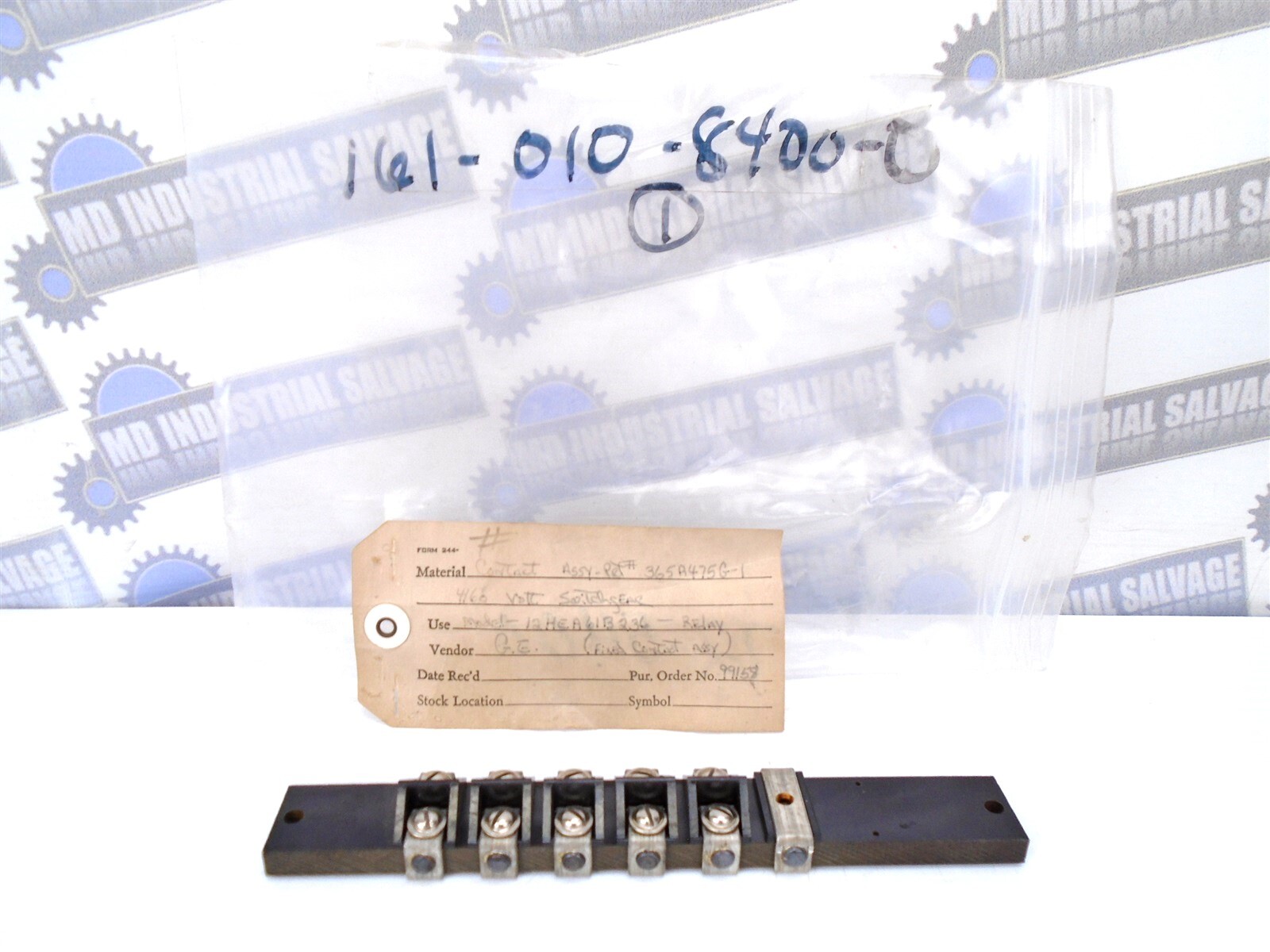 GENERAL ELECTRIC - 12HEA61B236 Relay - Fixed Contact Assy - 721-365A475G-1 (NEW)
