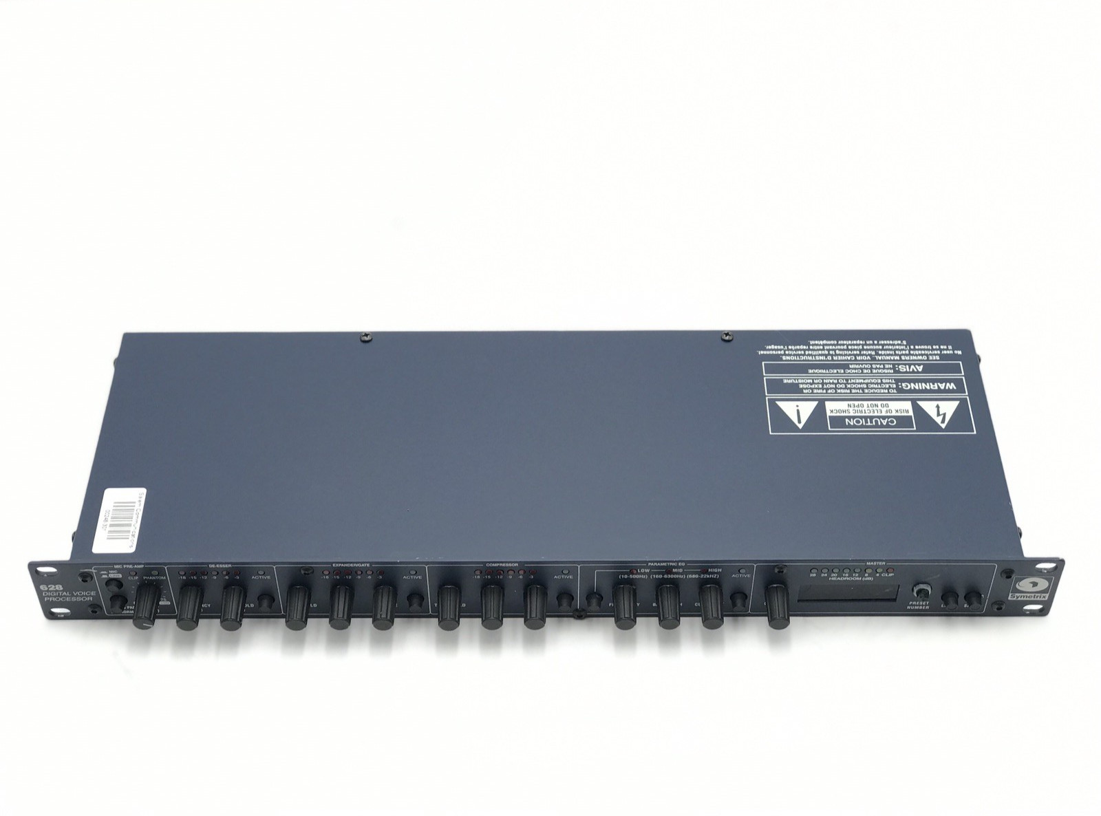SYMETRIX 628 PROGRAMMABLE PARAMETRIC VOICE PROCESSOR