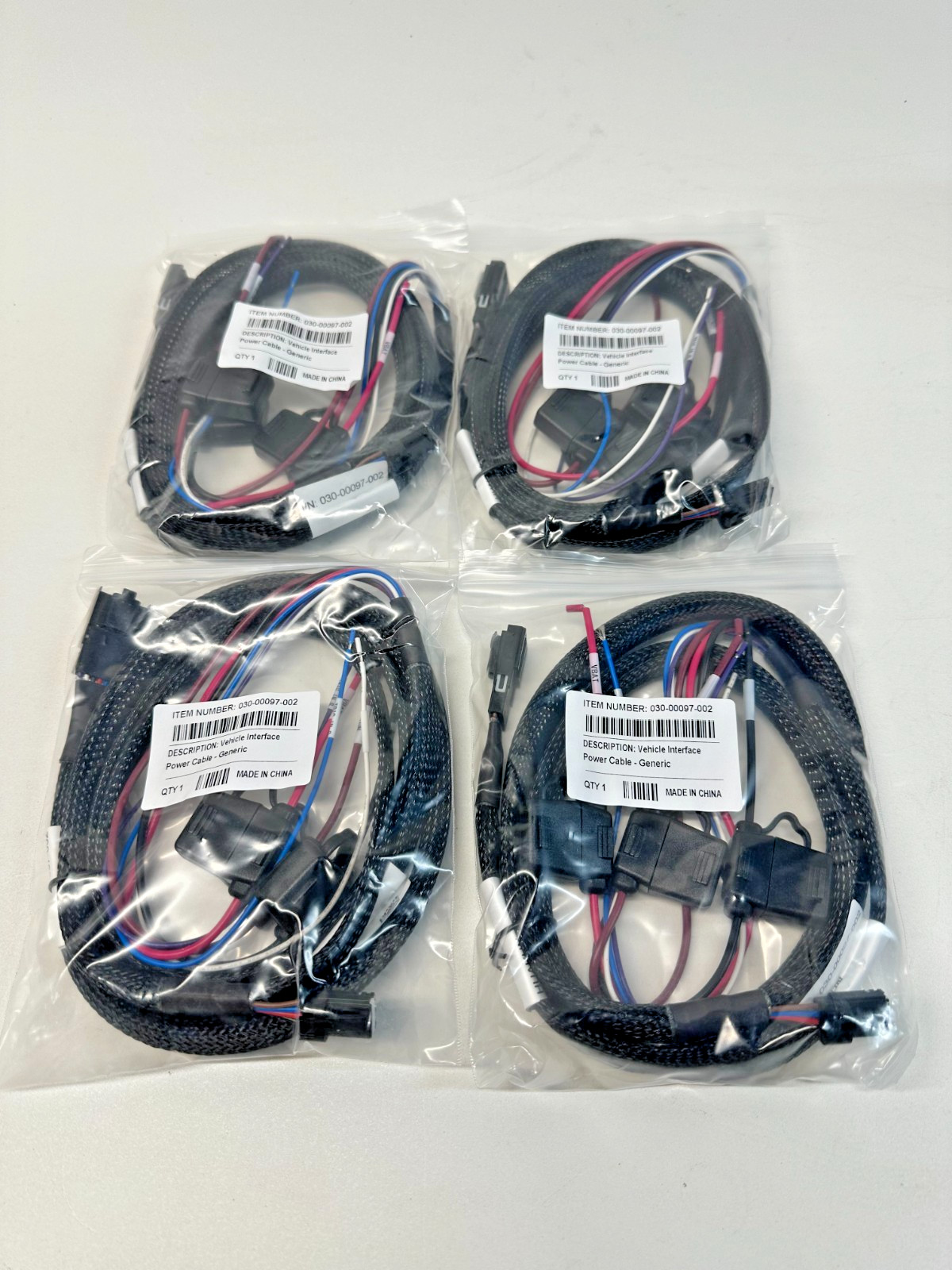 "4x" LYTX 030-00097-002 Vehicle Interface Power Cable-Generic Brand New
