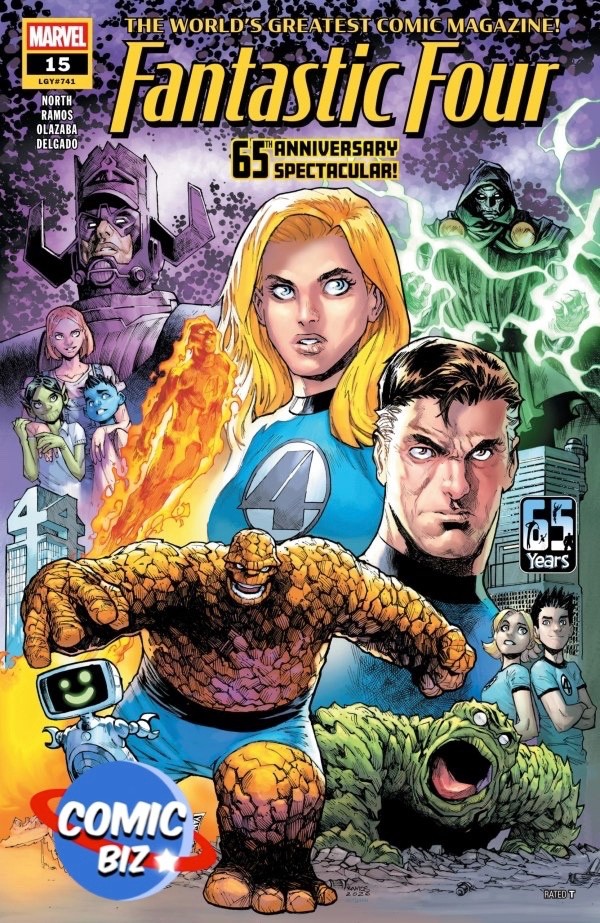 FANTASTIC FOUR #15 (2026) 1ST PRINTING MAIN COVER MARVEL COMICS