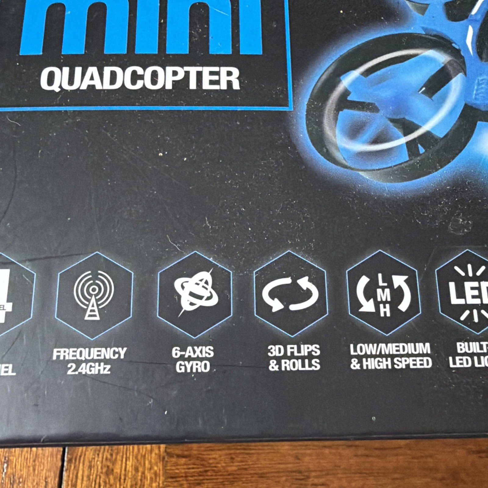 2021 TECH TOYZ MINI QUADCOPTER BLUE- New Sealed