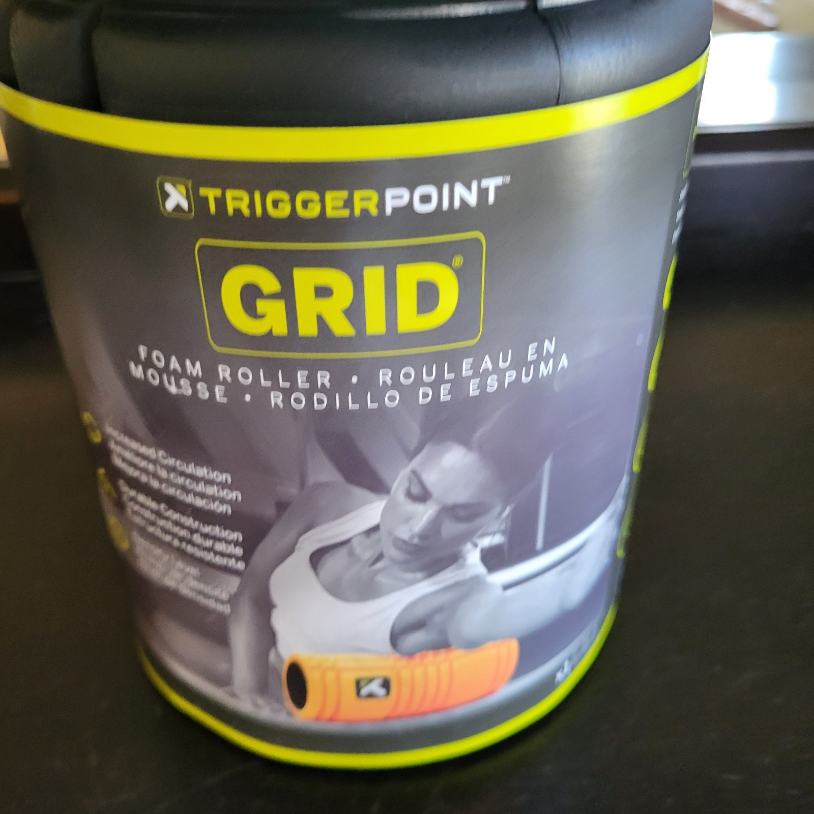 Trigger Point Performance 13" The Grid Revolutionary 5.5" Foam Roller Green -NEW