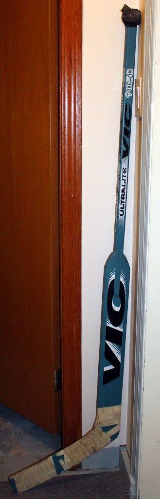 Nice Vintage 1990's Kelly Hrudey Game Used Goalie Stick San Jose Sharks LA Kings