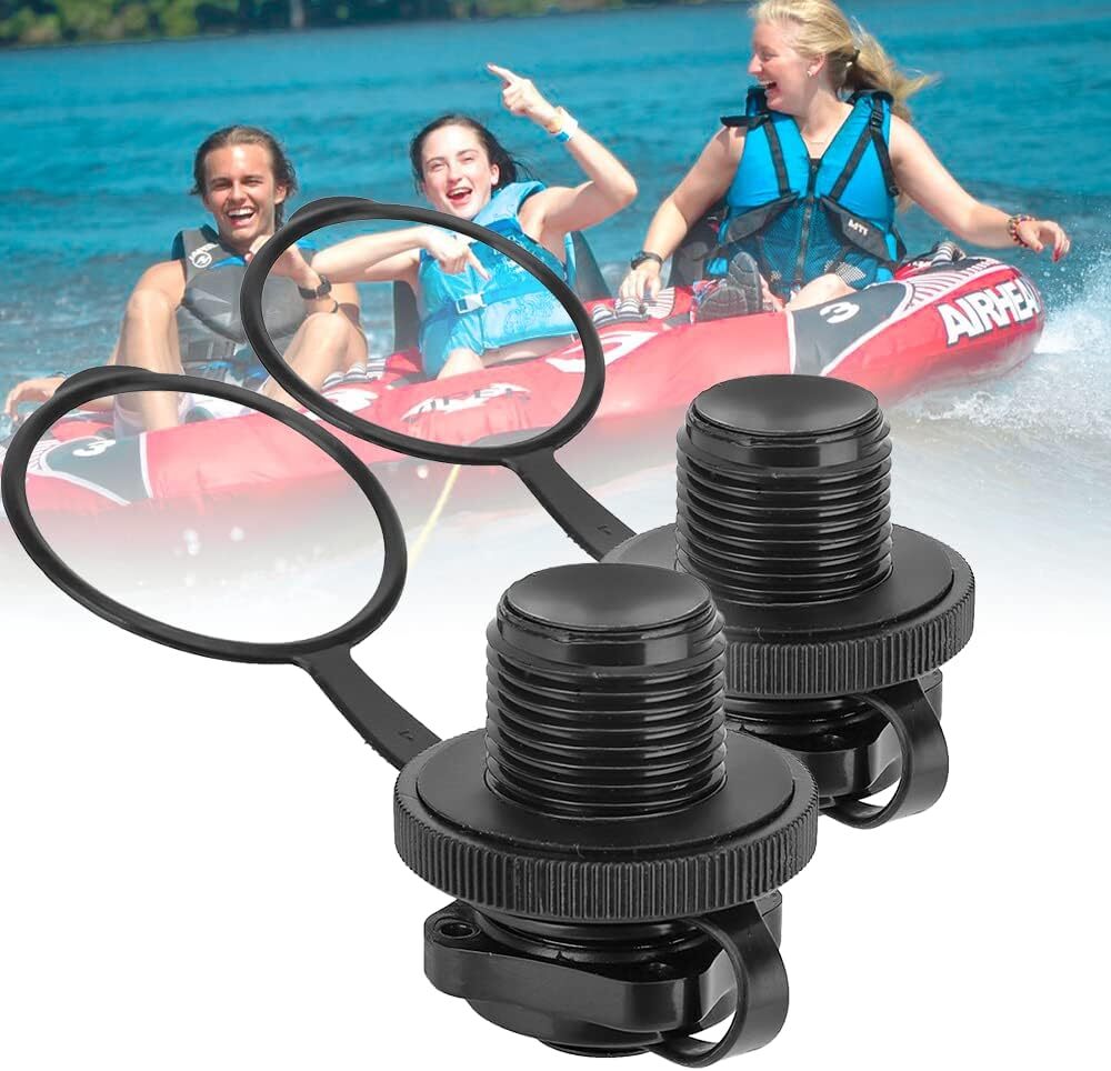 Watris Veiyi 2PCS Towable Tube Plug 22mm/0.87 Boston Valve Inflatable Boat...