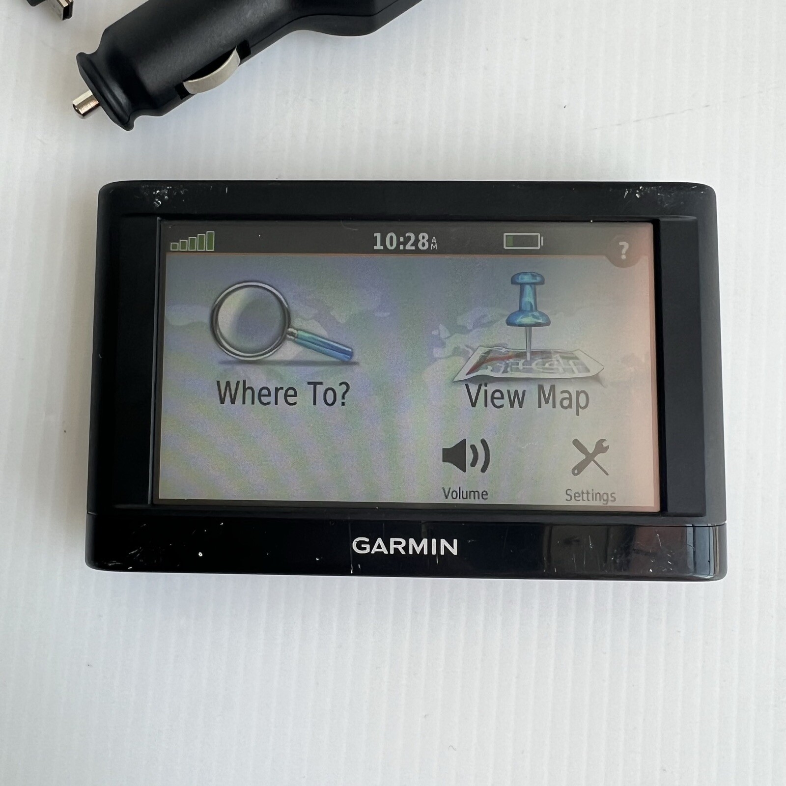 Garmin Nuvi 42LM 4.3" Portable GPS Navigator Plus Car Charger Tested