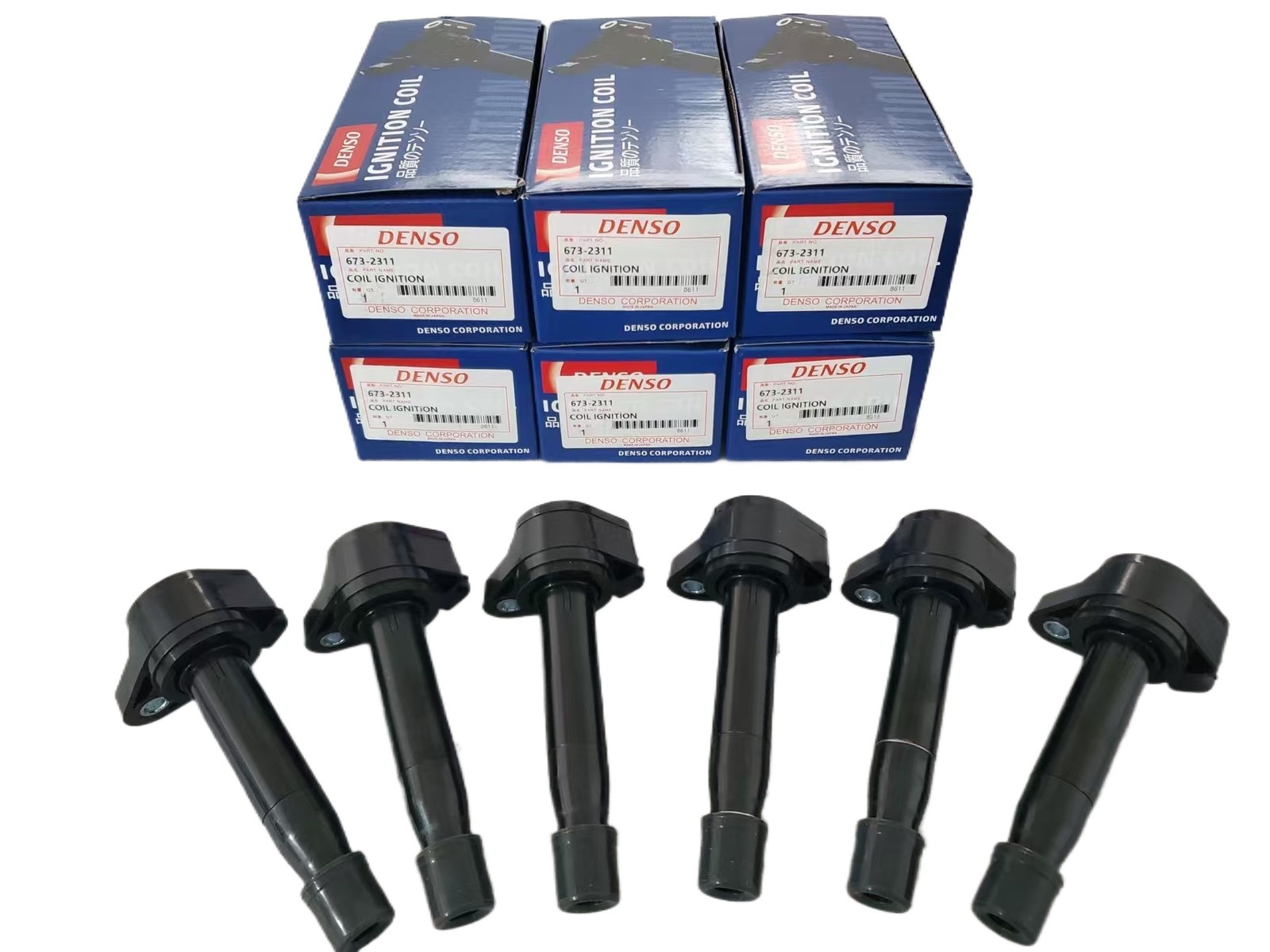 New 6Pcs Denso Ignition Coils 673-2311 Honda Accord Odyssey 2008-2017
