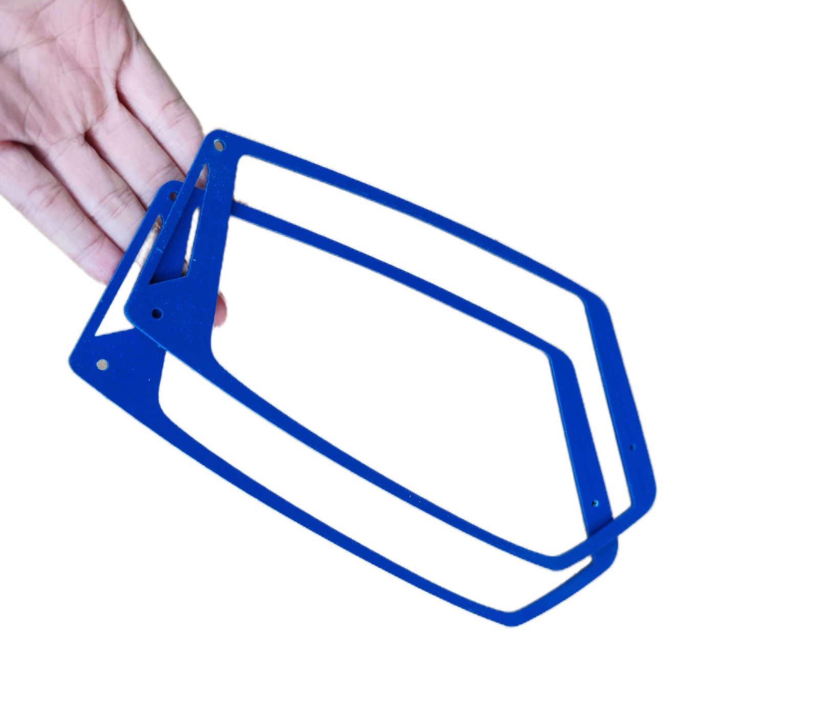 For Polaris Slingshot 2015-2026 Blue Side View Mirror Bezel Trim Kit Accessory