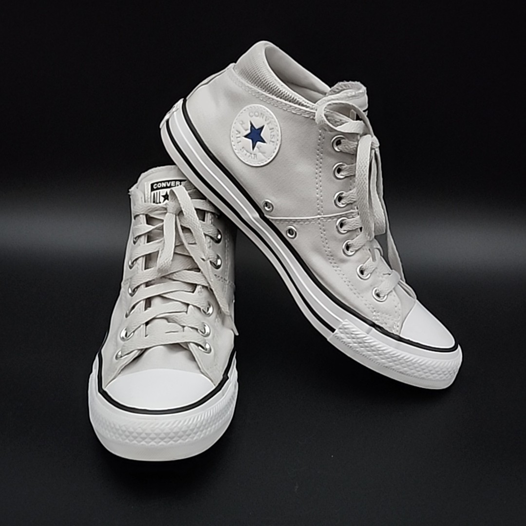 Converse Chuck Taylor All Star Mid-Top Gray Womens Size 10