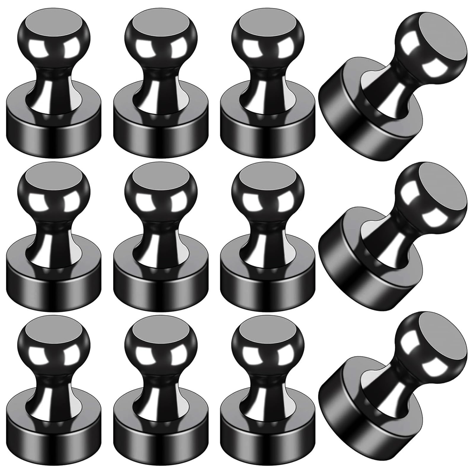LOVIMAG Fridge Magnets 12Pcs Refrigerator Whiteboard Small Strong Magnet Classro