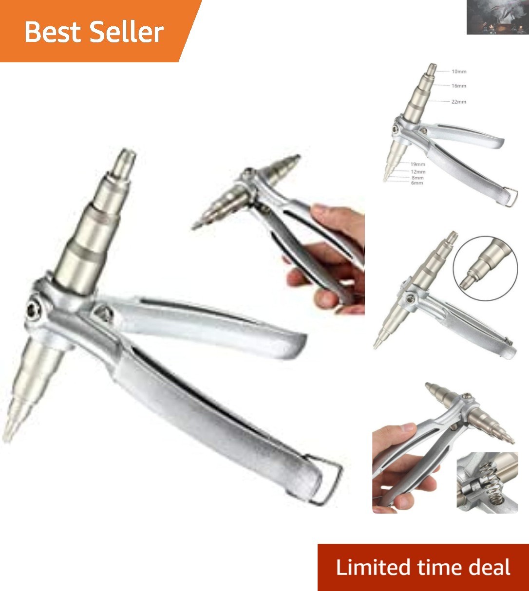 Professional Handheld Copper Pipe Expander - Accurate Fit for 1/4" to 7/8" Tubes