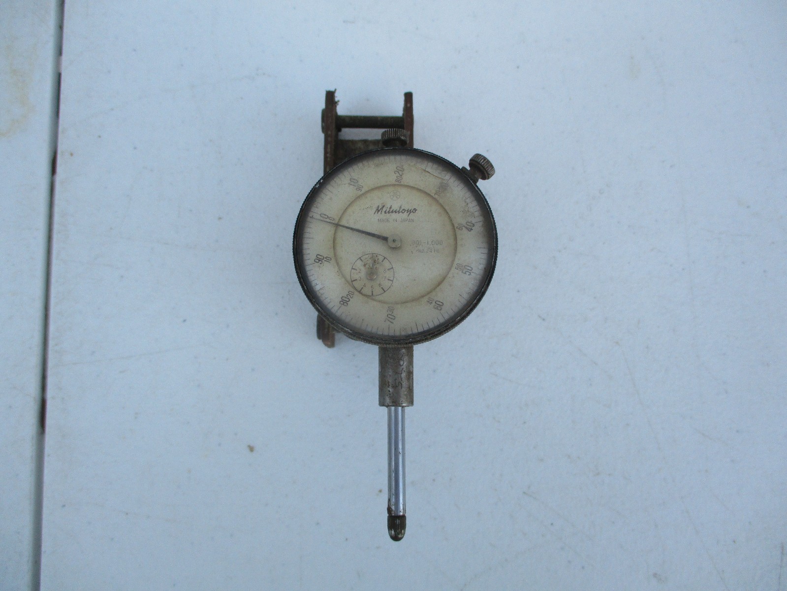 Vintage Mitutoyo Dial Indicator #2416 .001 to 1.000" Made in Japan
