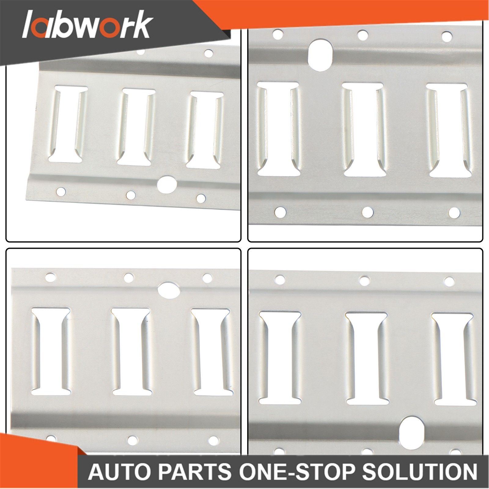 Labwork E Track Tie Down Rail Kit 4' (8 Pack) 2,000 lbsGalvanized Steel For Vans