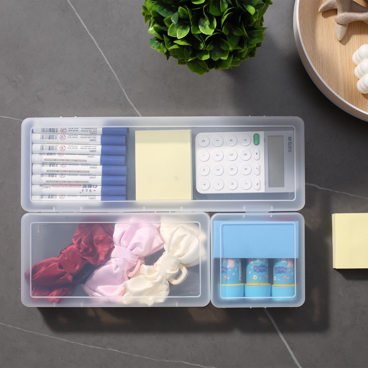 Plastic Clear Storage Containers for Organizing, Craft Storage Organizers and...
