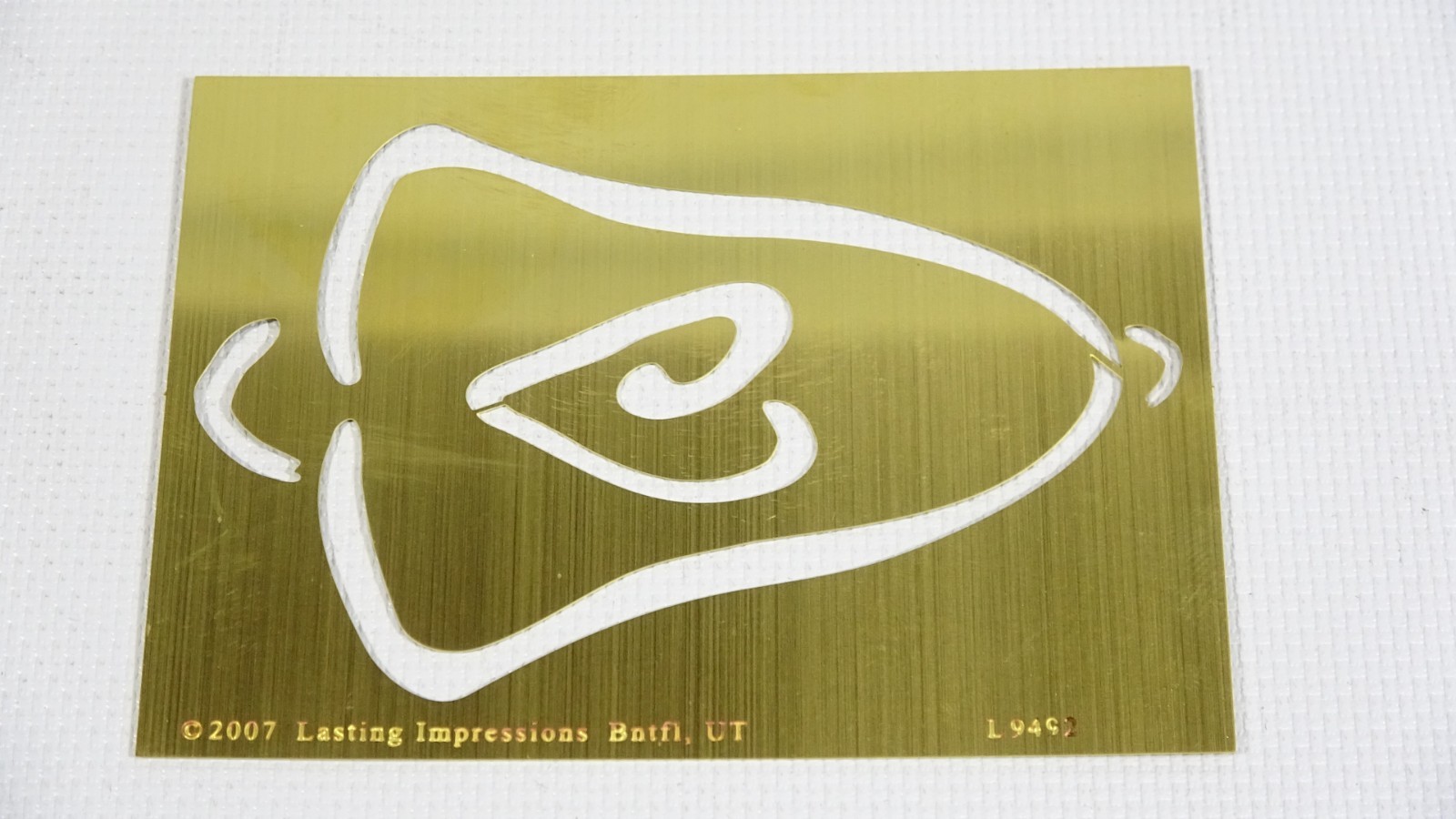 Bell - Lasting Impressions Embossing Stencil Template L9492 - 2007