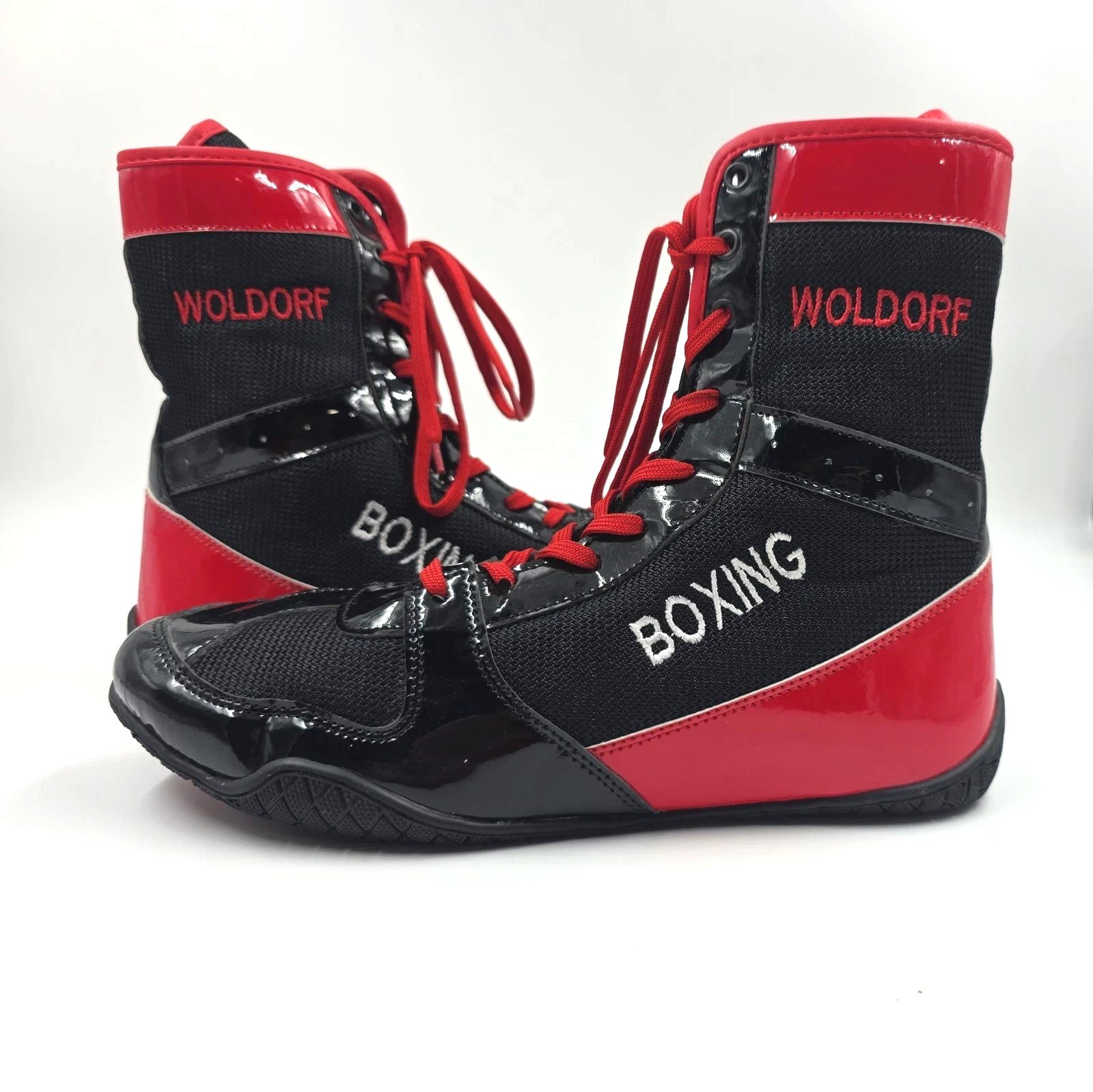 Athletic Lightweight Boxing Shoes High Ankle Support Fight Training Ring Boots