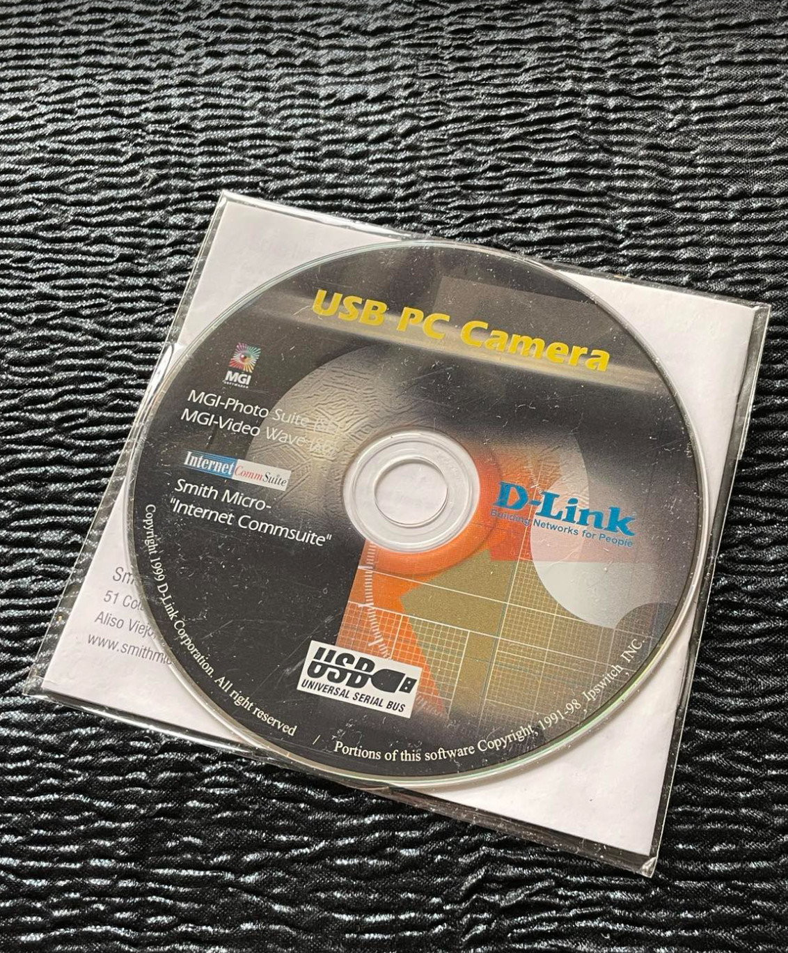 Booklet Disk For USB PC Camera D-Link 1999 Version 2.0 Guide Manual