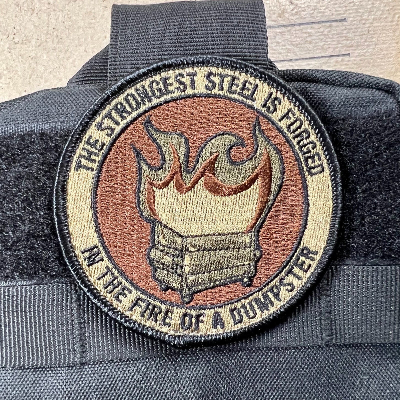 Dumpster Fire Morale Patch | OCP Embroidered