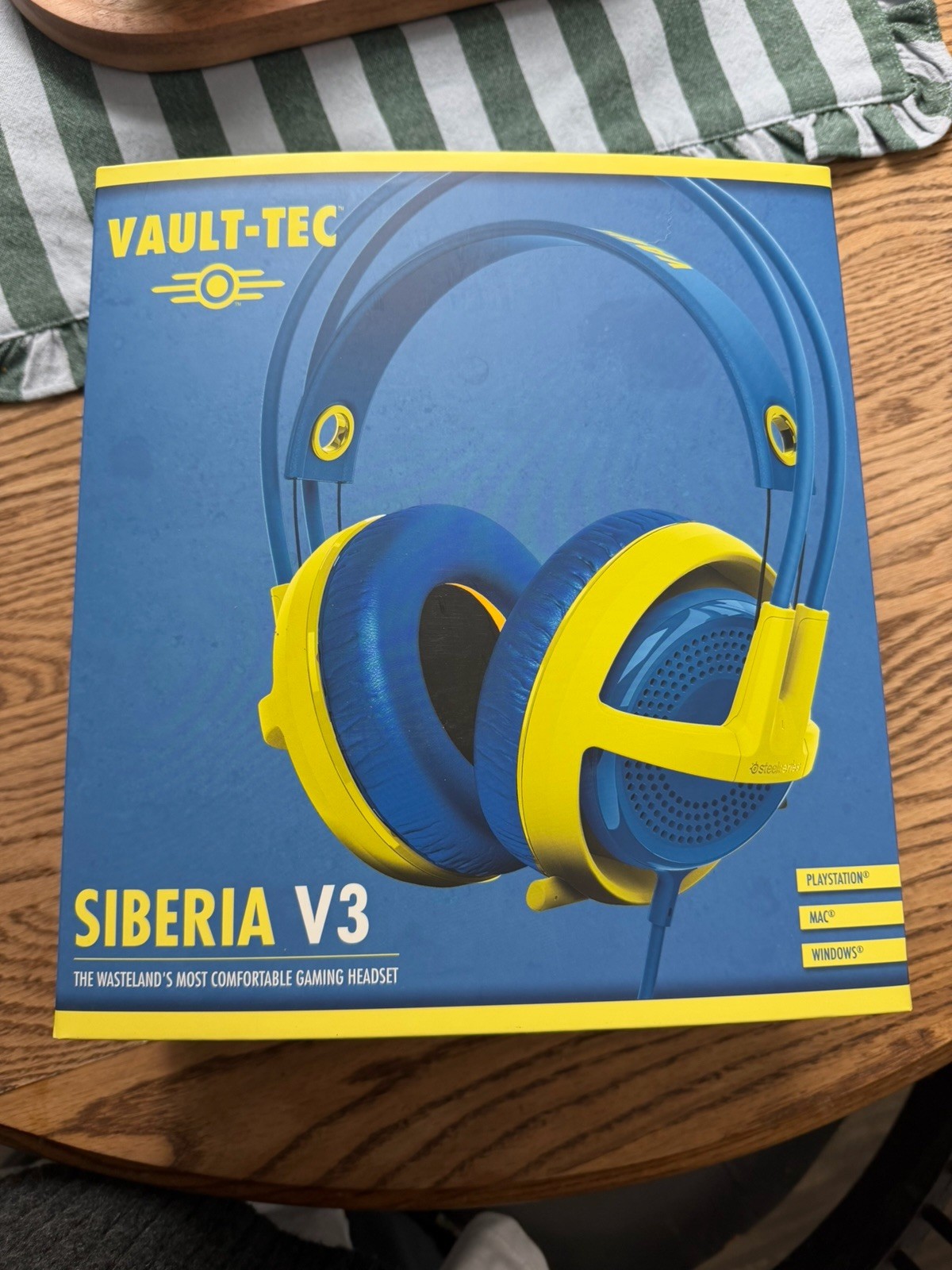 SteelSeries Siberia V3 Headset Fallout 4 Vault 111 Edition