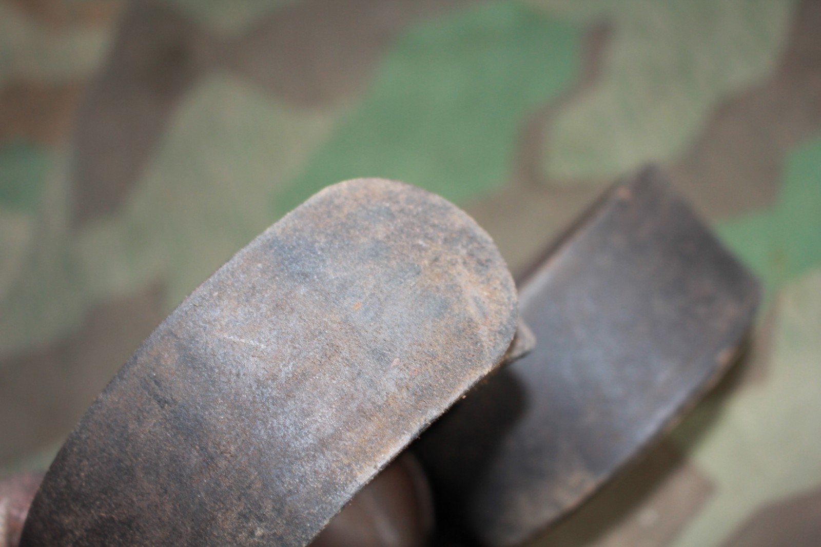 ORIGINAL WW2 GERMAN ARMY WEHRMACHT HEER BELT WITH STEEL BUCKLE DENAZIFIED 1940