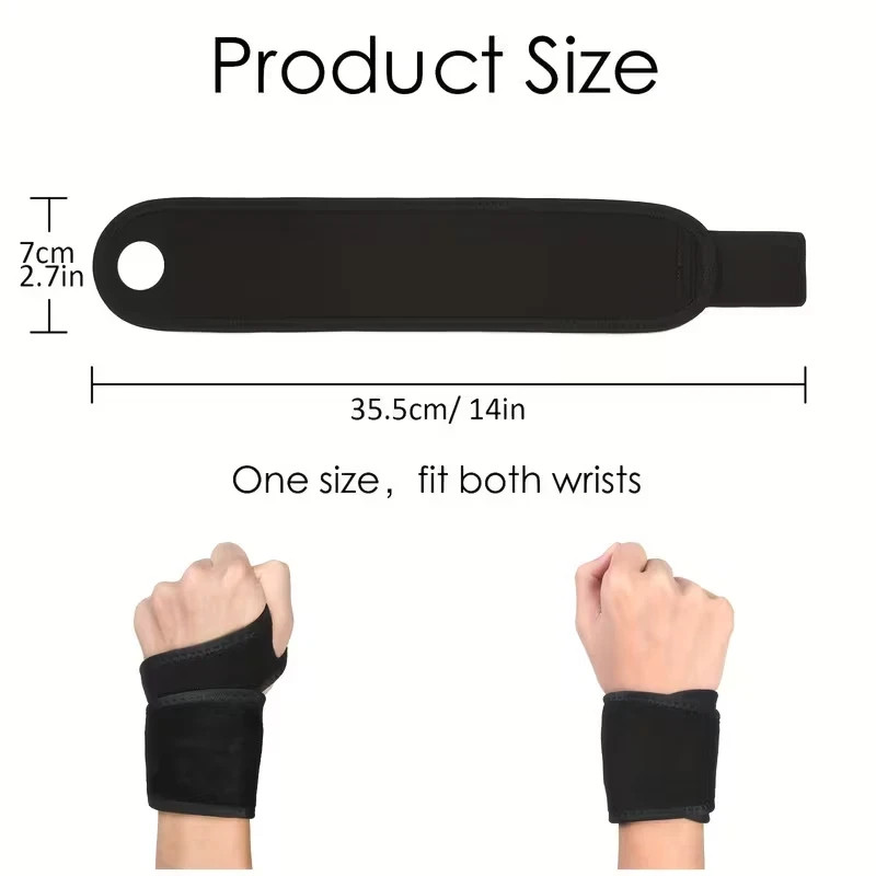 Two Adjustable Wrist Supports (1 Pair)