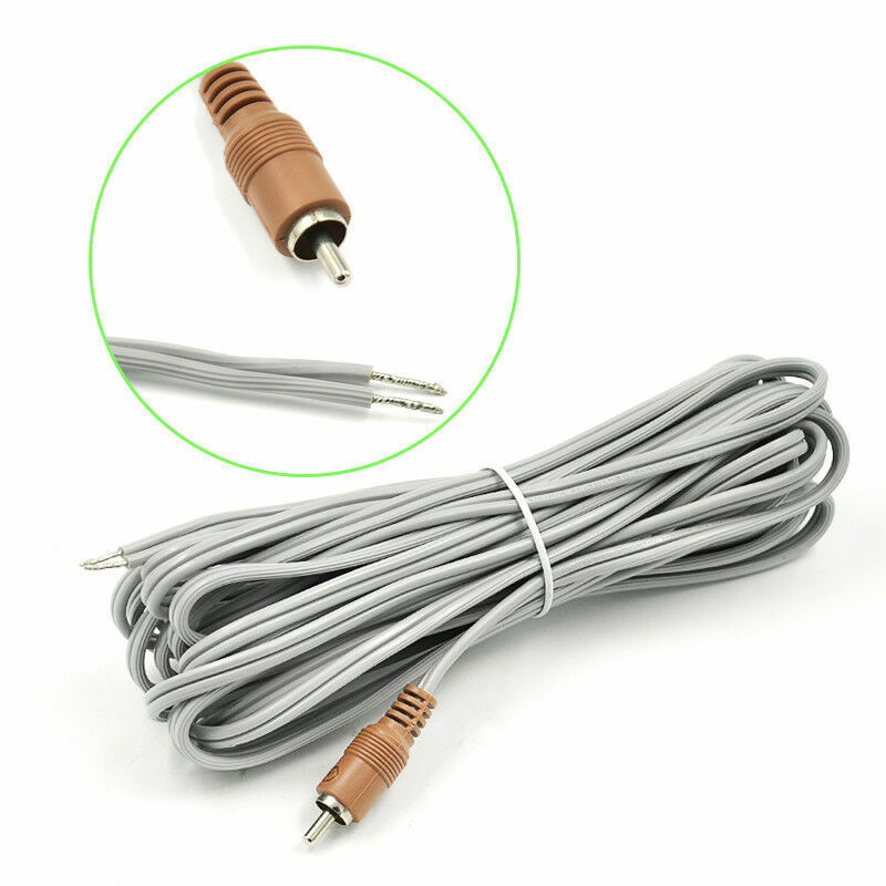 Genuine Bose-Gray RCA to Bare Speaker Wire Cable Cord Brown Plug Male 20ft