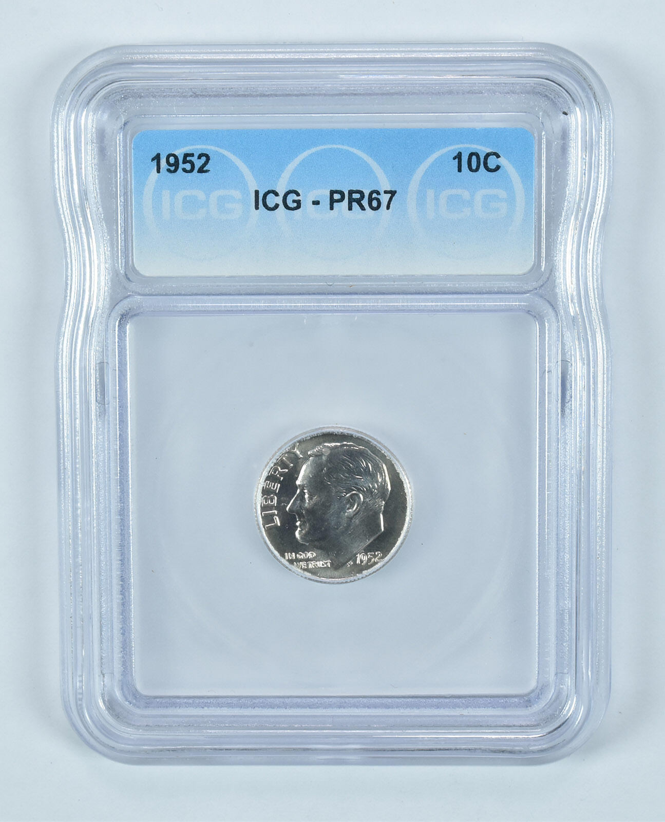 1952 Roosevelt Dime PR67 ICG