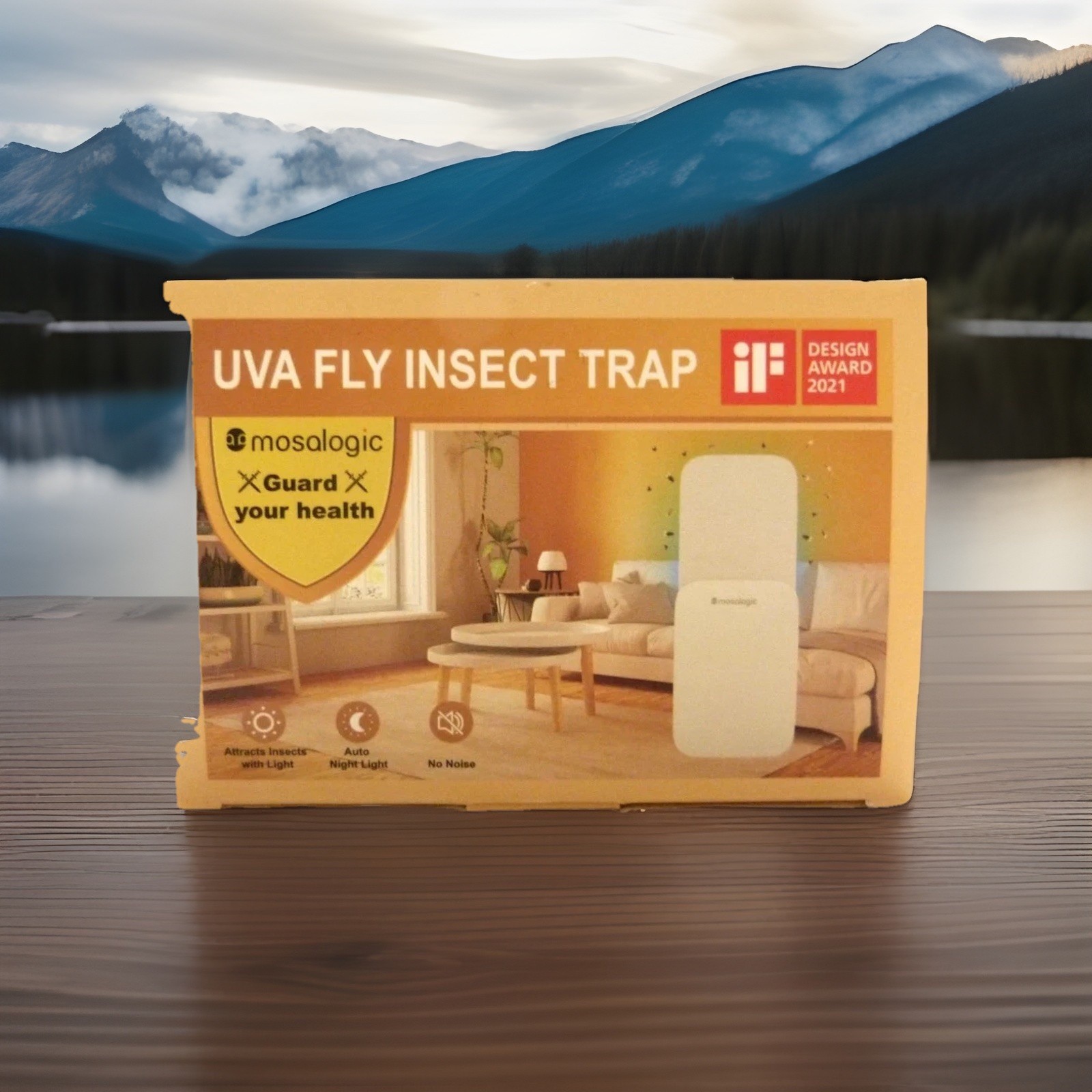 Insect Trap Starter Fly Mosquito  White Mosalogic Plug-in UVA Flying
