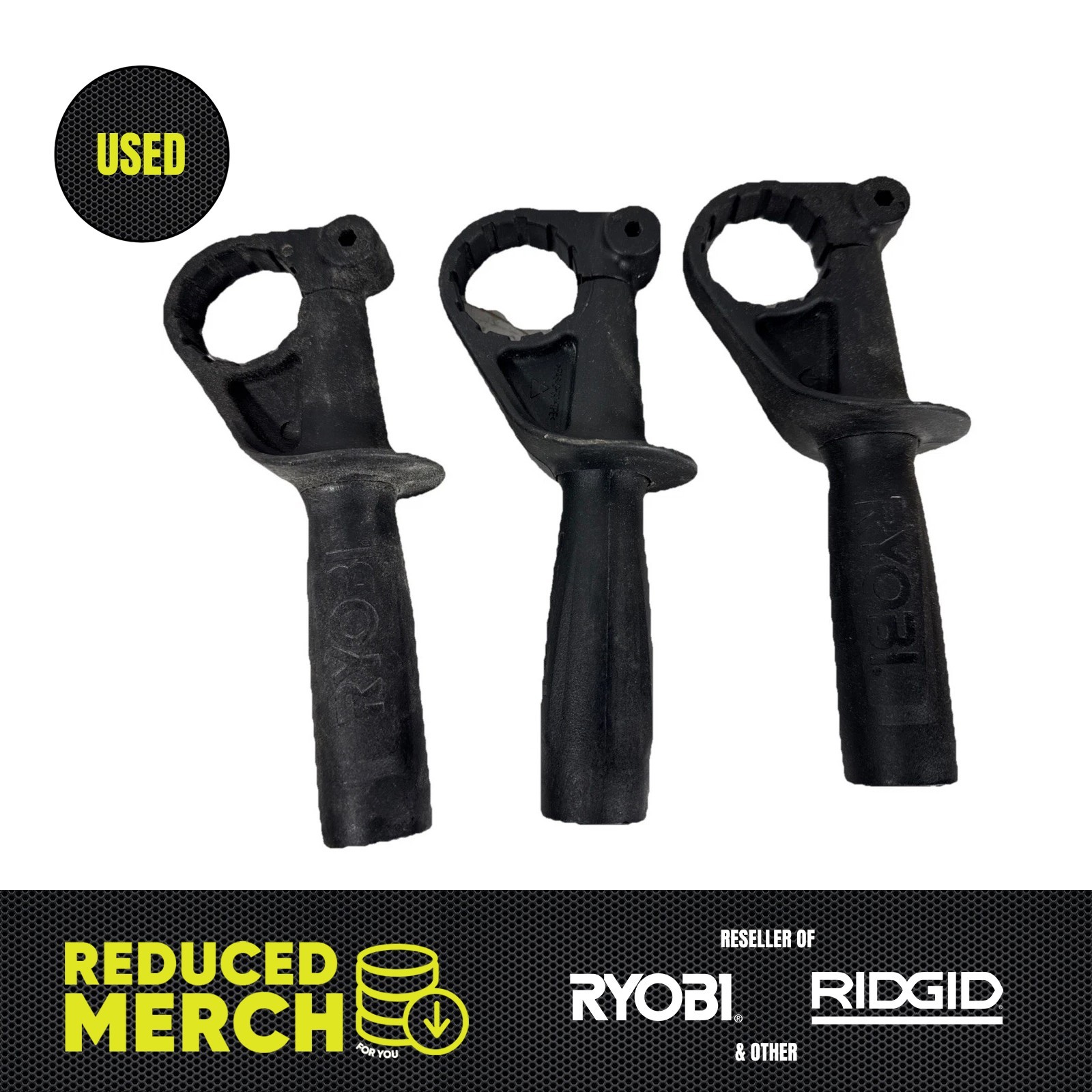 Ryobi D620H Hammer Drill Auxillary (Handle Only) Lot Of 3 n-5