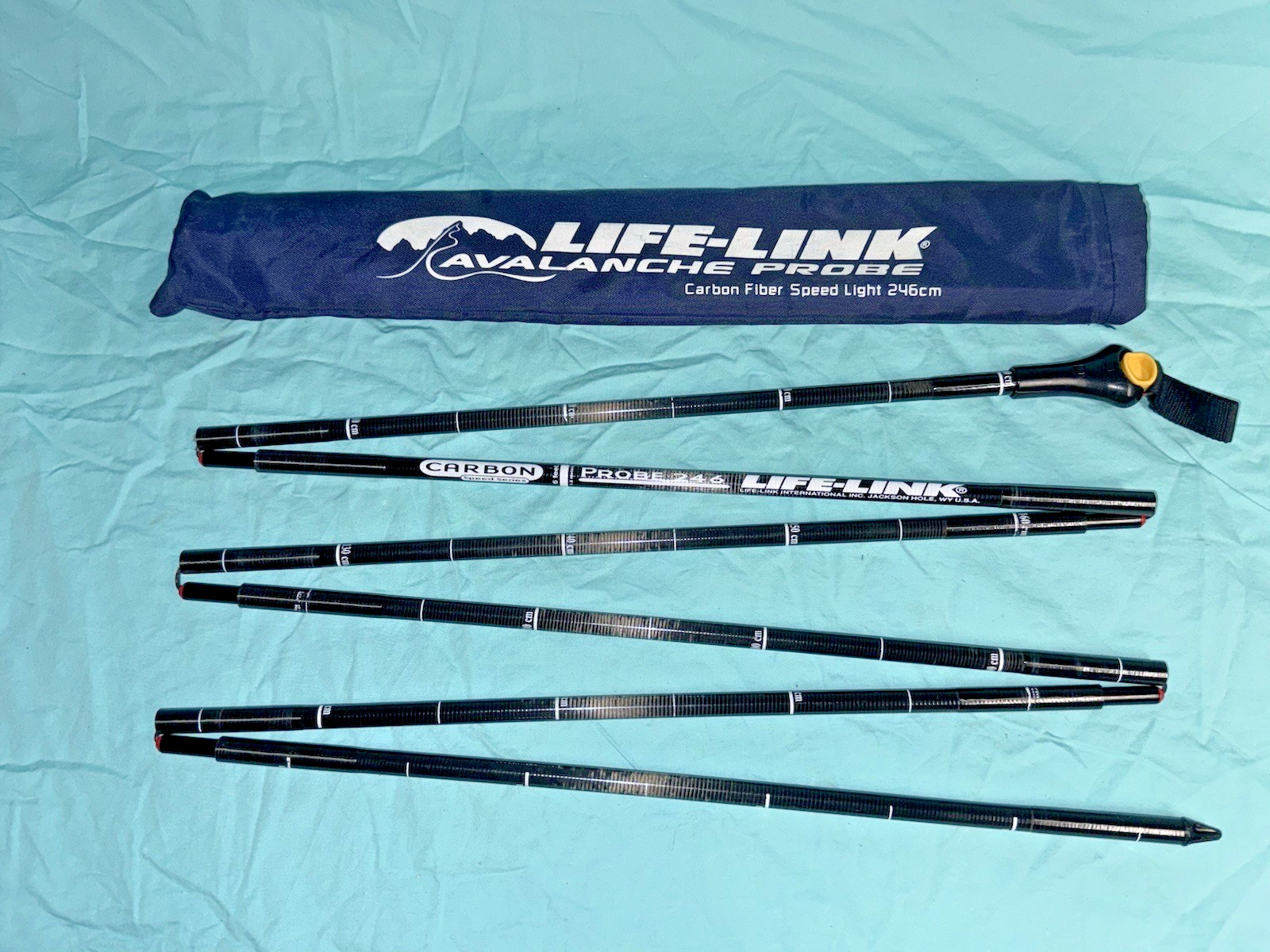 🔥 LIFE-LINK Carbon Fiber Speed Light 246cm Avalanche Probe Jackson Hole WY USA